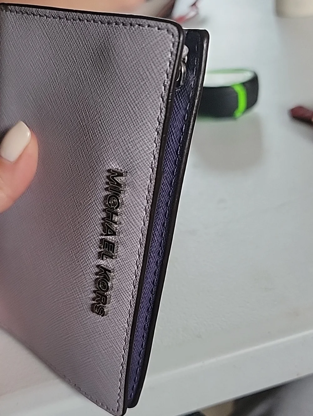 Michael Kors Lilac Saffiano  Card Wallet